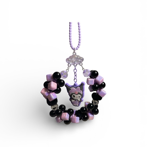 Kuromi Rearview Mirror Hanger - Picture 3 of 3